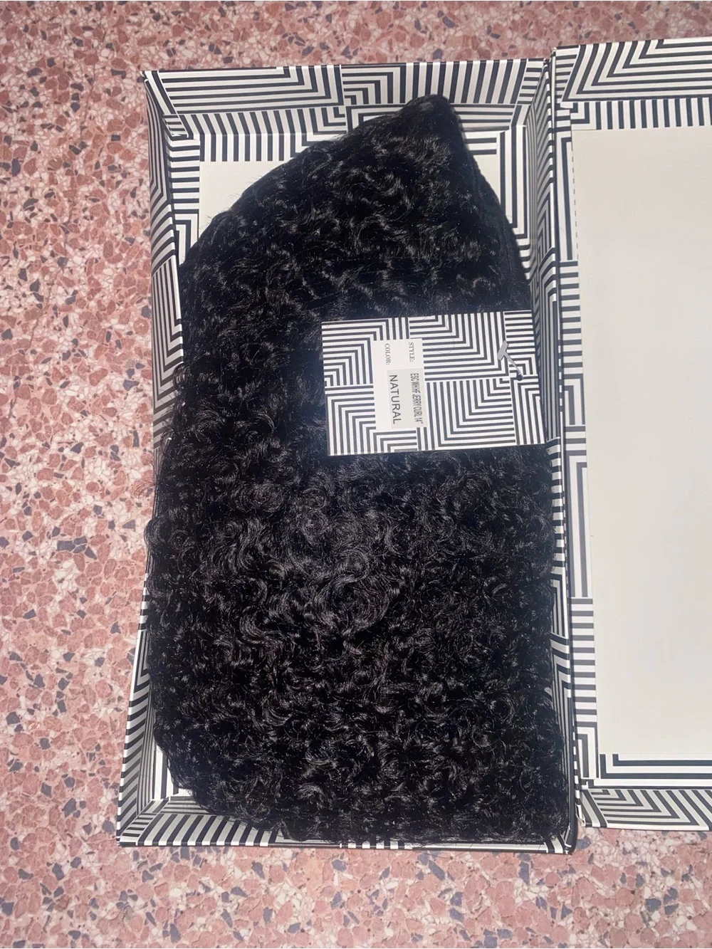 Kinky Curly Half Wig Human Hair 3In1 Glueless Clip In Half Wig 14'' Perfect Blen